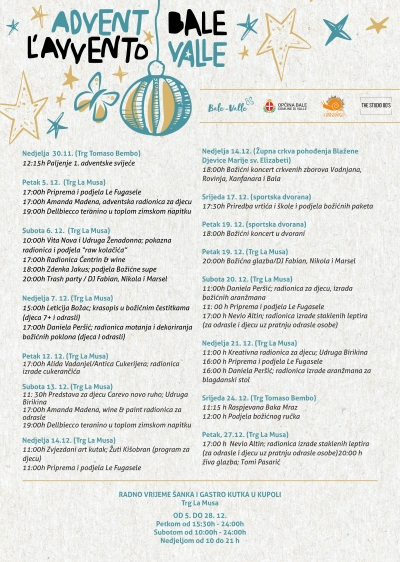 Bogat program Adventa u Balama 