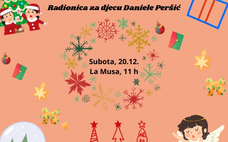 Daniela Peršić u subotu i nedjelju održava radionice za djecu i odrasle 