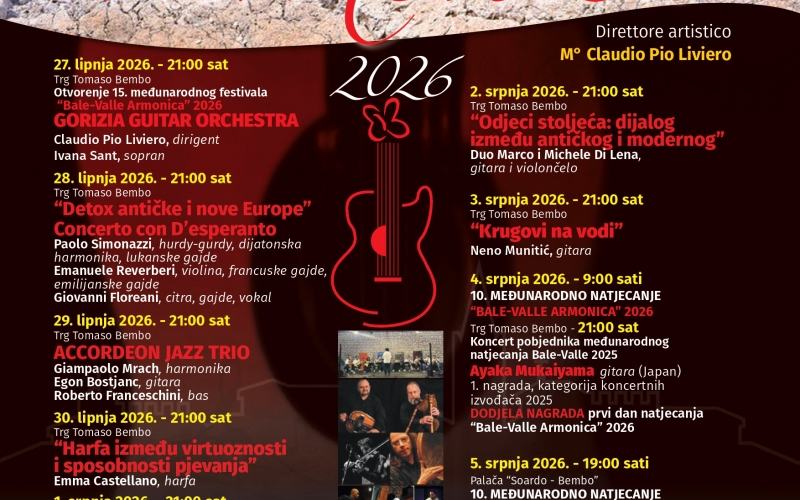 15. Altamira međunarodni glazbeni festival „Bale-Valle Armonica“ 2026.