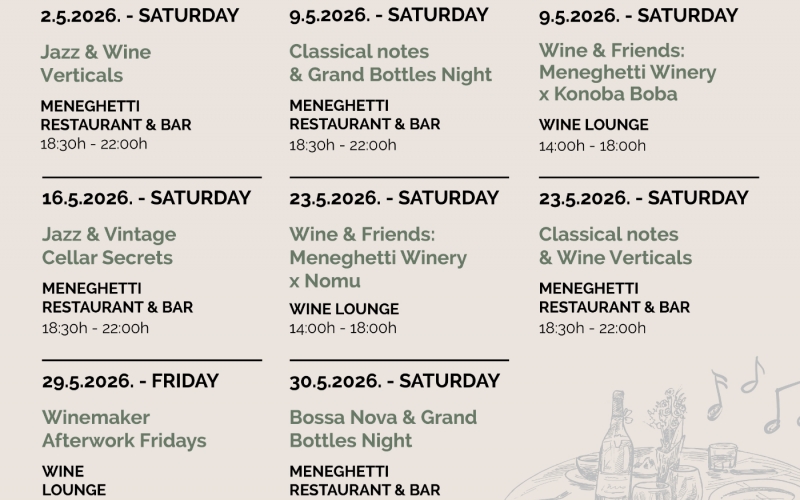 Wine & Dine večeri u Meneghettiju