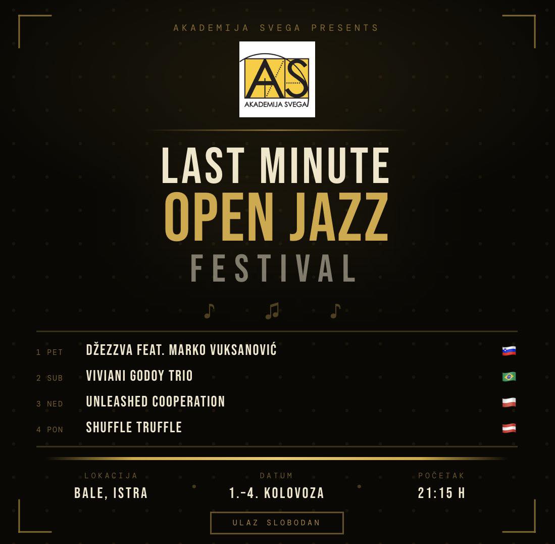 Last Minute Open Jazz Festival 2026